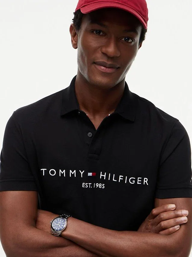 Polo con el logotipo de Tommy bordado Polo con el logotipo de Tommy bordado