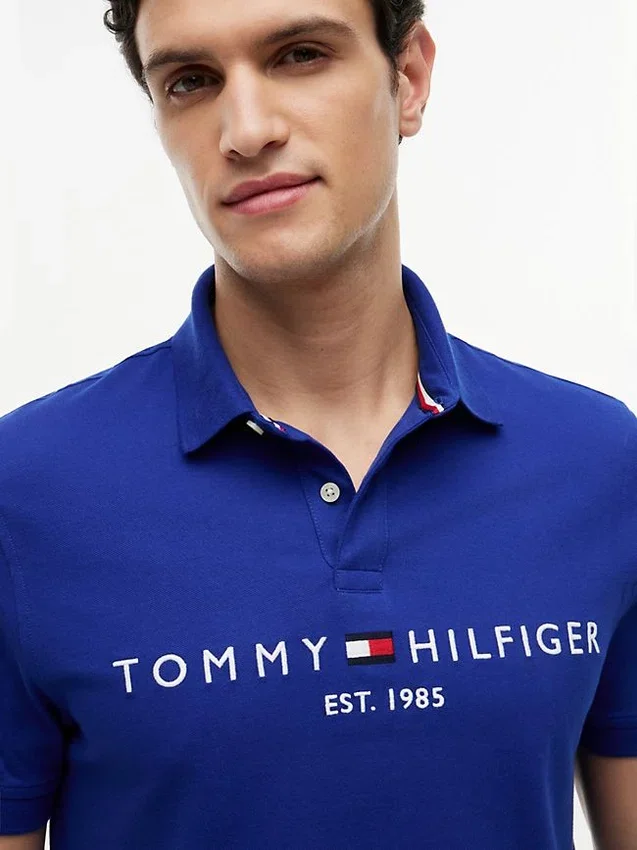 Polo con el logotipo de Tommy bordado Polo con el logotipo de Tommy bordado