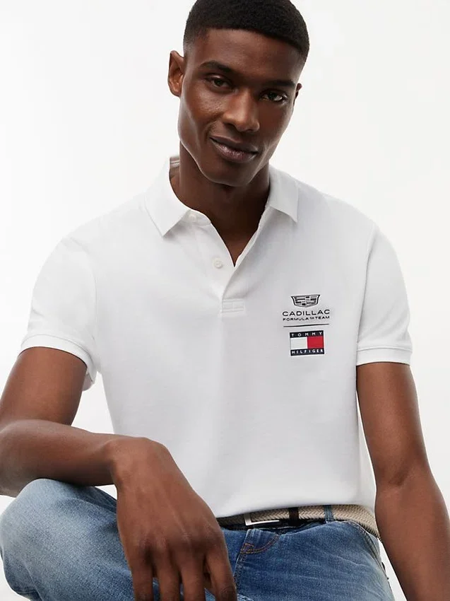 Polo con el logotipo del equipo Tommy x Cadillac F1® Team Polo con el logotipo del equipo Tommy x Cadillac F1® Team