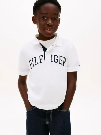 Polo con estampado Hilfiger para niños