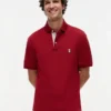 Polo con logotipo del escudo del archivo, corte clásico Polo con logotipo del escudo del archivo, corte clásico