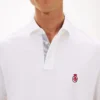 Polo con logotipo del escudo del archivo, corte clásico Polo con logotipo del escudo del archivo, corte clásico