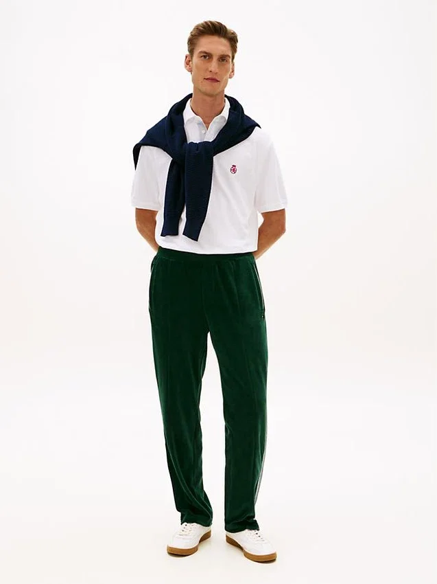 Polo con logotipo del escudo del archivo, corte clásico Polo con logotipo del escudo del archivo, corte clásico