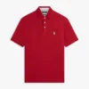 Polo con logotipo del escudo del archivo, corte clásico Polo con logotipo del escudo del archivo, corte clásico