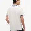 Polo con ribetes de corte regular