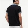 Polo con ribetes de corte regular
