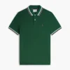 Polo con ribetes de corte regular