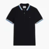 Polo con ribetes de corte regular