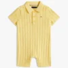 Polo con tirantes de punto trenzado para bebés