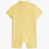 Polo con tirantes de punto trenzado para bebés