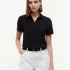 Polo de algodón elástico de corte clásico