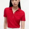 Polo de algodón elástico de corte clásico