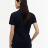 Polo de algodón elástico de corte clásico