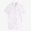 Polo de algodón elástico de corte clásico