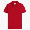 Polo de algodón elástico de corte clásico