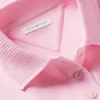 Polo de algodón interlock de corte holgado Polo de algodón interlock de corte holgado