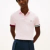 Polo de algodón liso de corte entallado