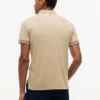 Polo de algodón liso de corte entallado