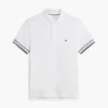 Polo de algodón liso de corte entallado