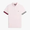 Polo de algodón liso de corte entallado