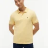 Polo de algodón liso de corte regular Polo de algodón liso de corte regular