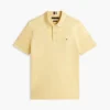 Polo de algodón liso de corte regular Polo de algodón liso de corte regular