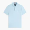 Polo de algodón liso de corte regular Polo de algodón liso de corte regular