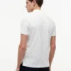 Polo de corte regular con estampado de anclas