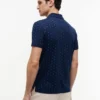 Polo de corte regular con estampado de anclas