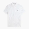 Polo de corte regular con estampado de anclas