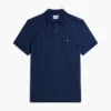 Polo de corte regular con estampado de anclas
