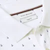 Polo de corte regular con estampado de anclas