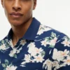 Polo de corte regular con estampado floral