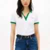 Polo de corte regular con logotipo bordado