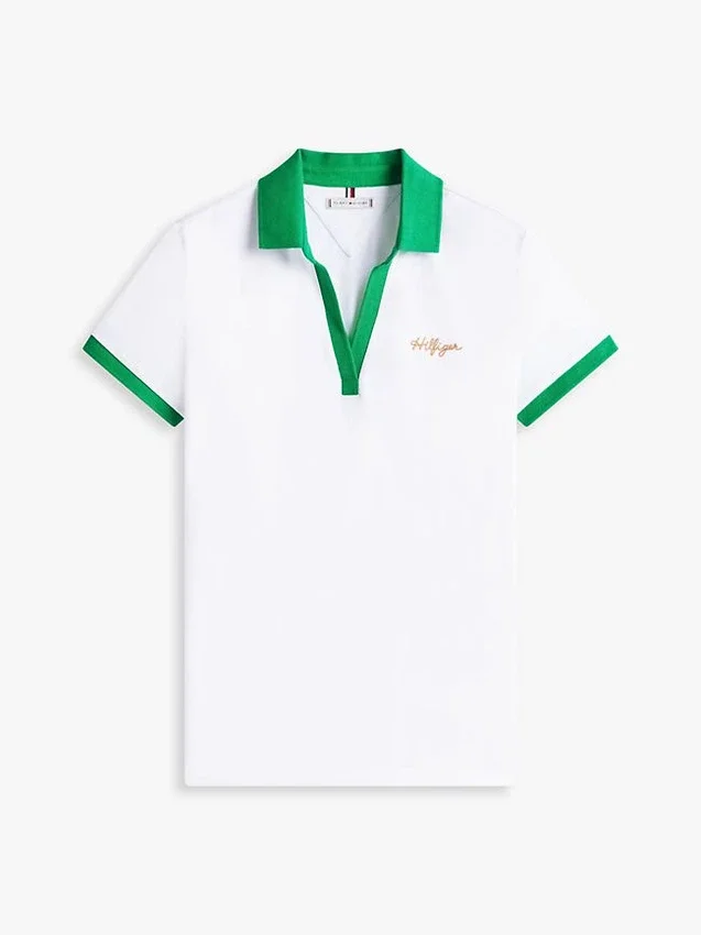 Polo de corte regular con logotipo bordado