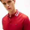 Polo de corte regular con ribete de jacquard Polo de corte regular con ribete de jacquard