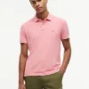 Polo de corte regular teñido en prenda