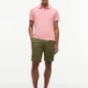 Polo de corte regular teñido en prenda