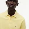 Polo de corte regular teñido en prenda