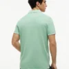 Polo de corte regular teñido en prenda