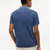 Polo de corte regular teñido en prenda