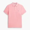 Polo de corte regular teñido en prenda