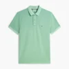 Polo de corte regular teñido en prenda