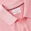 Polo de corte regular teñido en prenda