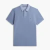 Polo de corte regular teñido en prenda