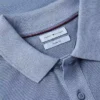 Polo de corte regular teñido en prenda