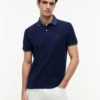 Polo de cuello jacquard de corte regular