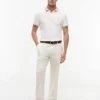 Polo de cuello jacquard de corte regular