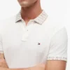 Polo de cuello jacquard de corte regular