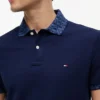 Polo de cuello jacquard de corte regular